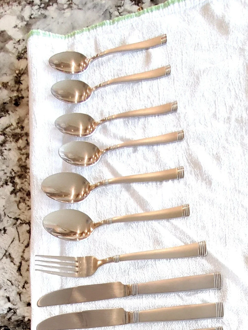 Wallace Napoli Frost Stainless Steel 18/10 Flatware 15 Pc. Vintage Discontinued